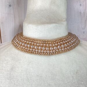 Vintage Baar& Beards, Inc. Faux Pearl Collar Necklace